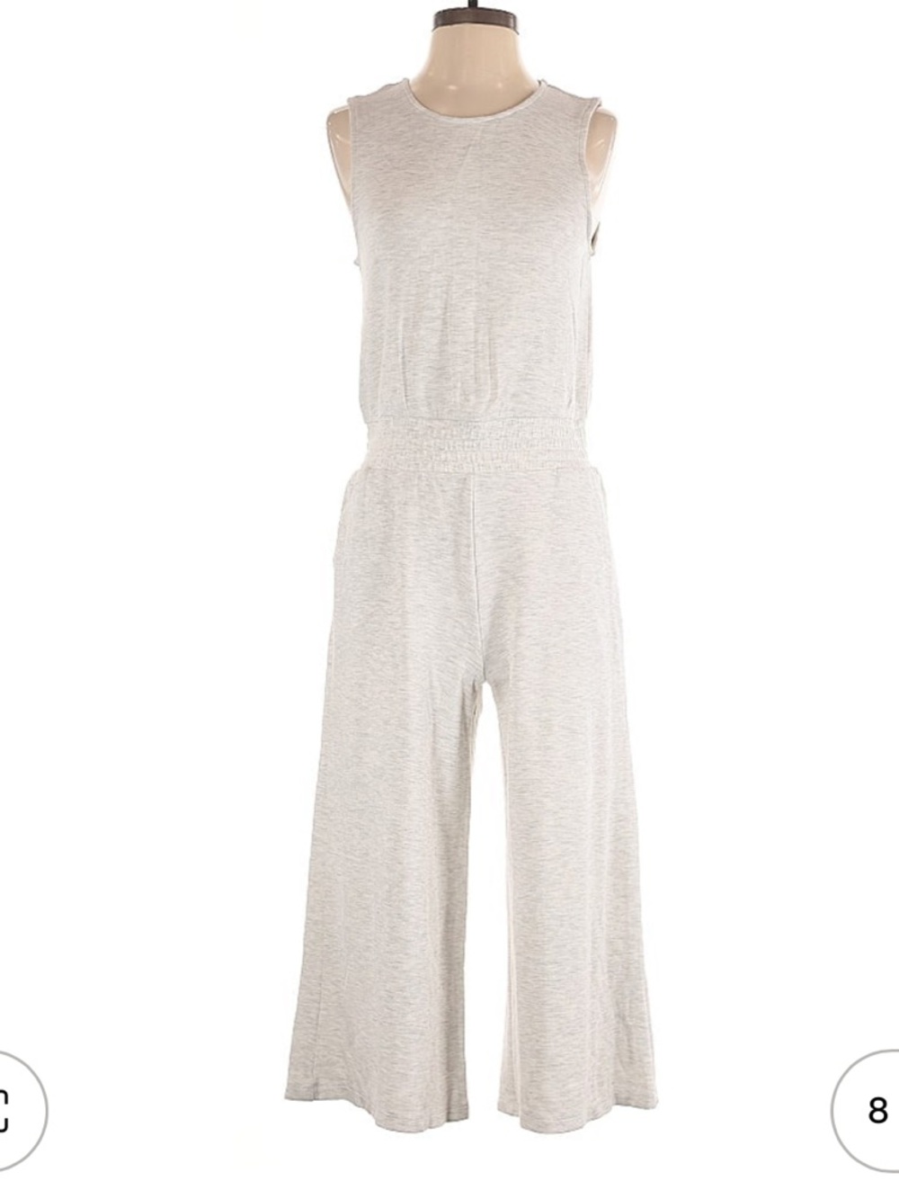 Danskin Women's Grey Jumpsuit Pant Suit Active Athletic XS NWOT